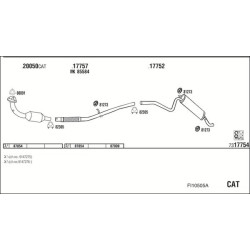 Išmetimo sistema WALKER FI10505A