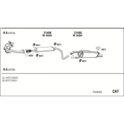 Išmetimo sistema WALKER FI25005