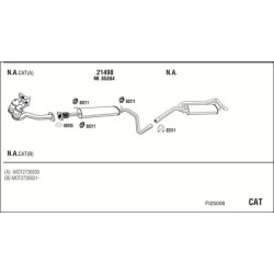 Išmetimo sistema WALKER FI25006