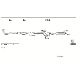Išmetimo sistema WALKER FI35006A
