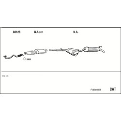 Išmetimo sistema WALKER FI35015B
