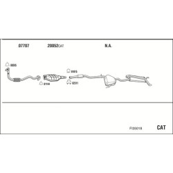 Išmetimo sistema WALKER FI35018