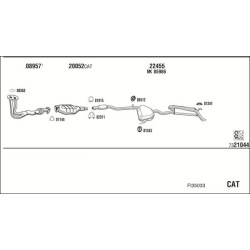 Išmetimo sistema WALKER FI35033