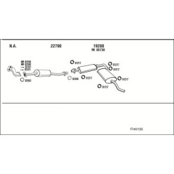 Išmetimo sistema WALKER FI40135