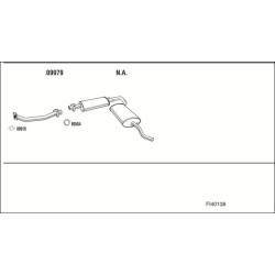 Išmetimo sistema WALKER FI40138