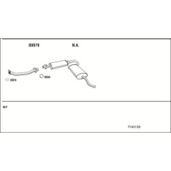 Išmetimo sistema WALKER FI40139