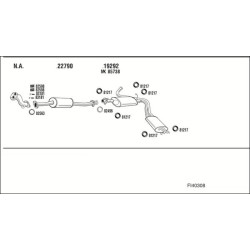 Išmetimo sistema WALKER FI40308