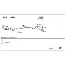 Išmetimo sistema WALKER FI60004