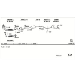 Išmetimo sistema WALKER FI65001