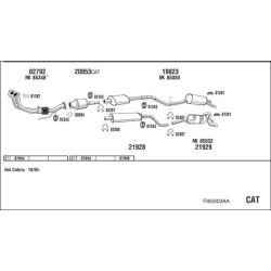 Išmetimo sistema WALKER FI65003AA