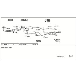 Išmetimo sistema WALKER FI65003AB