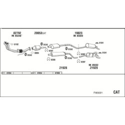 Išmetimo sistema WALKER FI65021