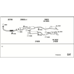 Išmetimo sistema WALKER FI65023