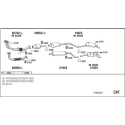 Išmetimo sistema WALKER FI65024