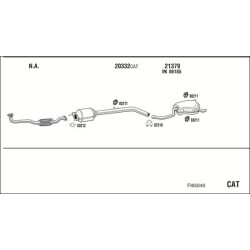 Išmetimo sistema WALKER FI65040
