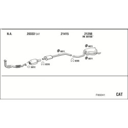 Išmetimo sistema WALKER FI65041