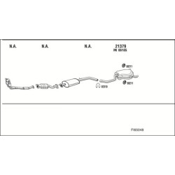 Išmetimo sistema WALKER FI65048