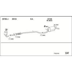 Išmetimo sistema WALKER FI65049
