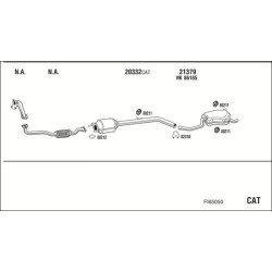Išmetimo sistema WALKER FI65050