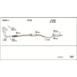 Išmetimo sistema WALKER FI65051