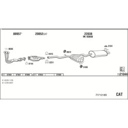 Išmetimo sistema WALKER FI71018B
