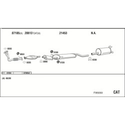 Išmetimo sistema WALKER FI95050