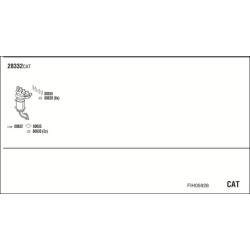 Išmetimo sistema WALKER FIH05928