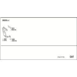 Išmetimo sistema WALKER FIH17779