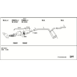 Išmetimo sistema WALKER FIH20084AB