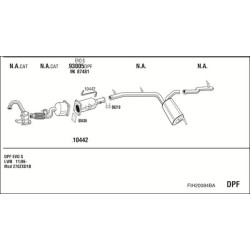 Išmetimo sistema WALKER FIH20084BA