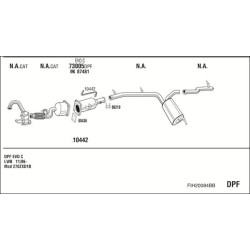 Išmetimo sistema WALKER FIH20084BB