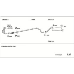 Išmetimo sistema WALKER FIH32824