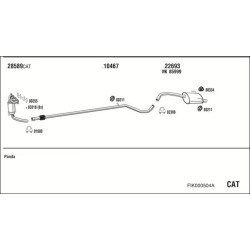 Išmetimo sistema WALKER FIK000504A