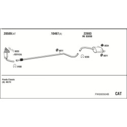 Išmetimo sistema WALKER FIK000504B