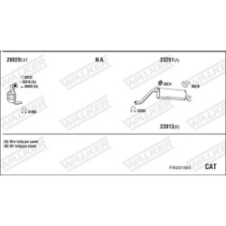 Išmetimo sistema WALKER FIK001865