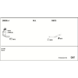 Išmetimo sistema WALKER FIK003247B