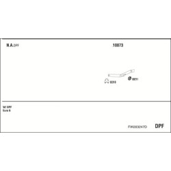 Išmetimo sistema WALKER FIK003247D