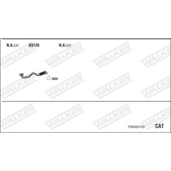 Išmetimo sistema WALKER FIK005743