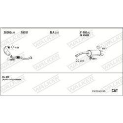 Išmetimo sistema WALKER FIK005925A