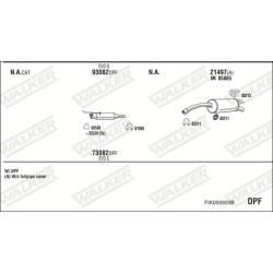 Išmetimo sistema WALKER FIK005925B