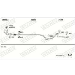 Išmetimo sistema WALKER FIK005931A