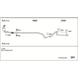Išmetimo sistema WALKER FIK005940B