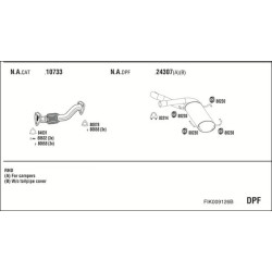 Išmetimo sistema WALKER FIK009126B
