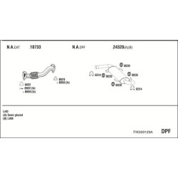 Išmetimo sistema WALKER FIK009129A