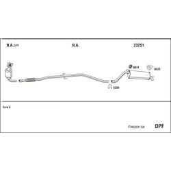 Išmetimo sistema WALKER FIK009158