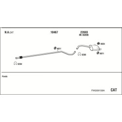 Išmetimo sistema WALKER FIK009159A