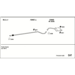 Išmetimo sistema WALKER FIK009159B