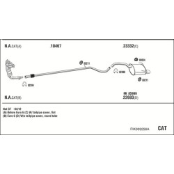 Išmetimo sistema WALKER FIK009256A