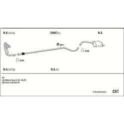 Išmetimo sistema WALKER FIK009256C
