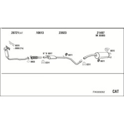 Išmetimo sistema WALKER FIK009262